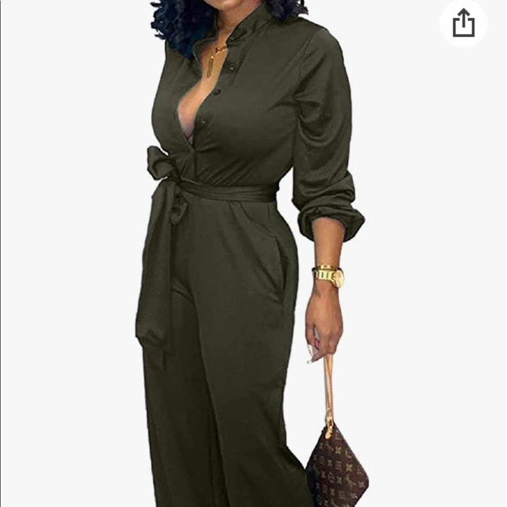 Long pants romper